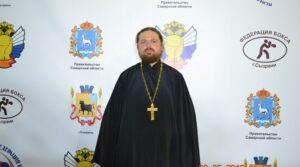 Почётный гость турнира Протоирей Отец Дионисий, награждая победителей, давал наставления….