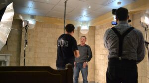 Закончился первый день съёмок фильма о истории бокса города Сызрань….