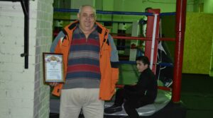 За личный в клад в развитие бокса и здорового образа…