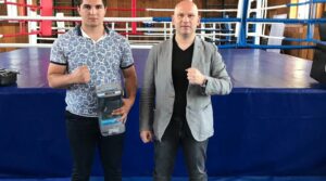 В СК «Грузавто» чествовали одного из самых перспективных боксёров федерации…