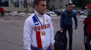Сегодня на Вокзале Сызрань-1 встречали Михаила Захарьева — победителя первенства…