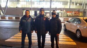 Команда «Боксёрского клуба имени двукратного Олимпийского Чемпиона Олега Саитова»: Михаил…