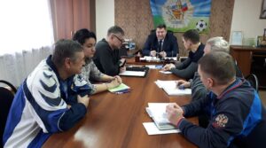Сегодня в кабинете Руководителя Управления физической культуры и спорта г.о….