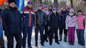 Был приглашён в качестве почетного гостя ,на мероприятие «Лыжня России»…