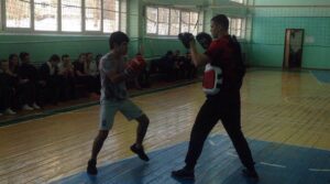 Сегодня прошло открытое занятие по кикбоксингу в Лицее под руководством…