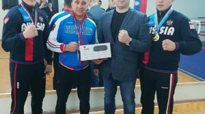Съёмка репортажа КТВ «ЛУЧ» о победе команды Федерации бокса г.о.Сызрань…