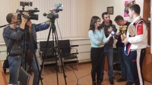 Чествование представителей СК «Грузавто» Тимура Авдояна победителя первенства Европы 2018…