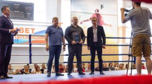 Благодарственное письмо президенту Р.О.О. «Оплот» от президента промоутерской компании BATTLE…