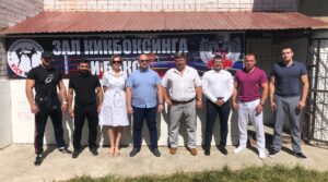 Открытие ещё одного спортивного зала , зала единоборств , бокса…