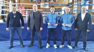 Чествование воспитанника тренера Виталия Хаджиониди Геворга Кюрегяна победителя всероссийских соревнований…