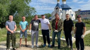 Провели субботник на территории округа №10 «Казачий парк» на мероприятии…