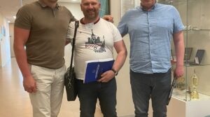 Председатель ОО Сплочение «Сергей Иванов» братьями Белорусами , олимпийским чемпионом…