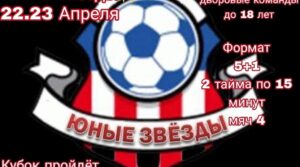 При поддержке СРОО «Сплочение» пройдёт открытый кубок 🏆 «Юные Звезды»…
