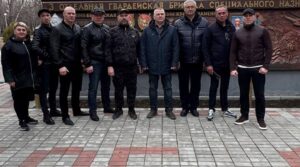 Председатель СРОО «Сплочение» Сергей Иванов , вместе с коллегами патриотами…