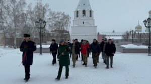 Возложение цветов к Вечному огню , на первенстве Самарской области…